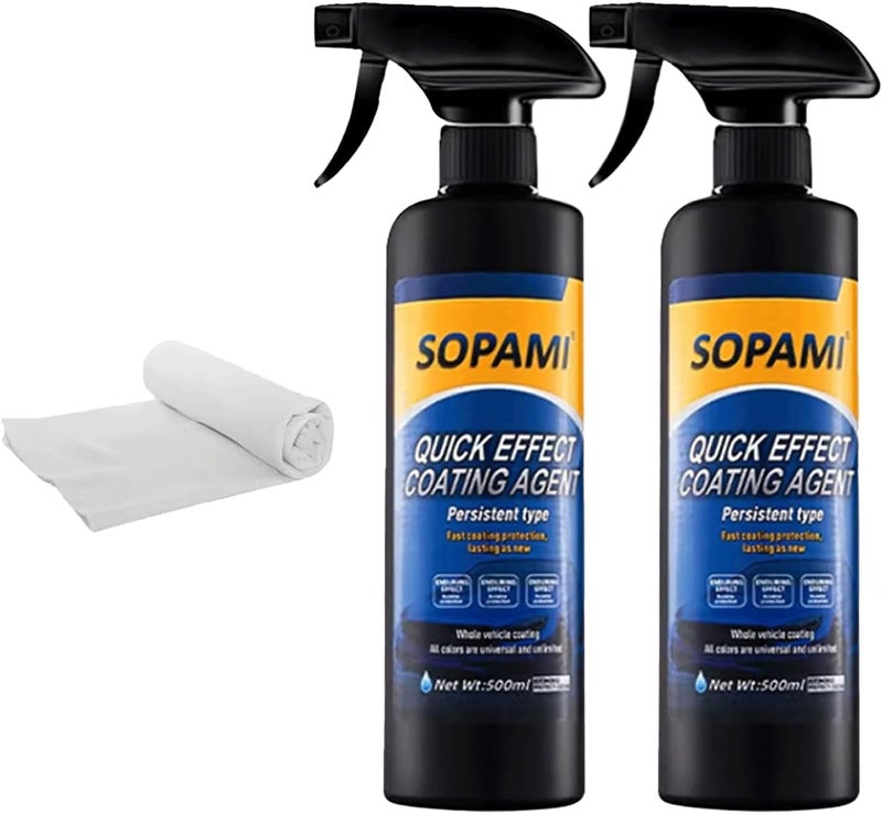 SOPAMI Ceramic Paint Sealant, Ceramic Coating Maximum Gloss & Shine ceramic wax, car coating spray Extremely Hydrophobic Ceramic Spray Coating for Cars, RVs, Motorcycles, Boats, and ATVs - Image 1